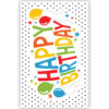 Happy Birthday en zwarte stippen Happy Birthday en zwarte stippen