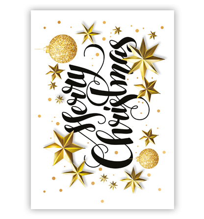 Merry Christmas, ballen en sterren Merry Christmas, ballen en sterren