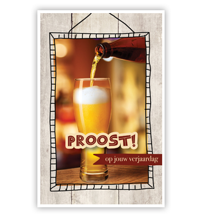 Lijstje met foto met bier Lijstje met foto met bier