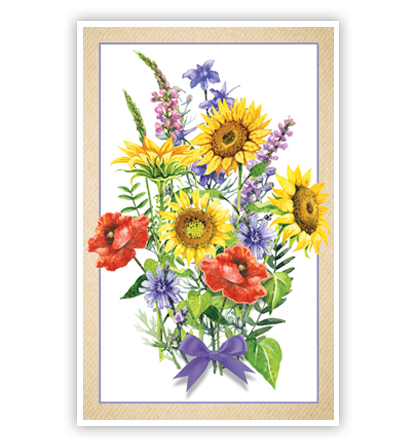 Boeket bloemen met zonnebloemen Boeket bloemen met zonnebloemen