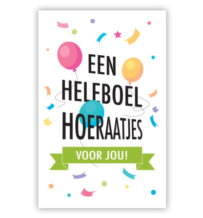 Een heleboel hoeraatjes Een heleboel hoeraatjes