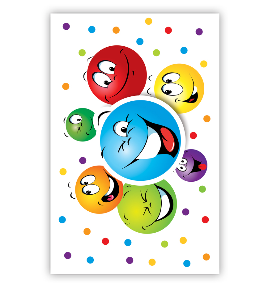 Gekleurde smileys Gekleurde smileys