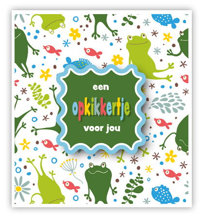 Vierkant: Kikkers en vissen Vierkant: Kikkers en vissen