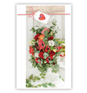 Boeket met rode bloemen