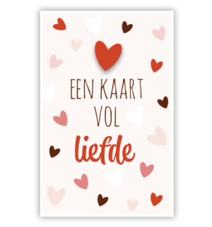 Een kaart vol liefde